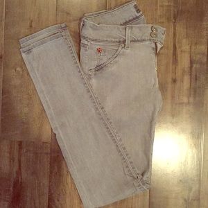 Hudson Grey Collin Flap Skinny Jeans